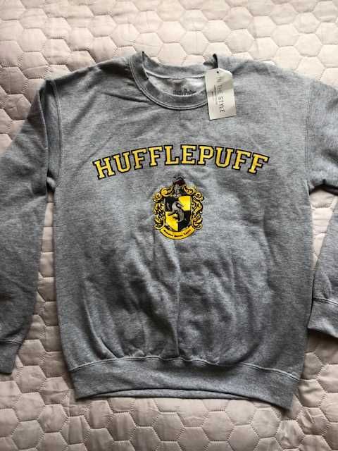 Szara bluza Hufflepuff Harry Potter