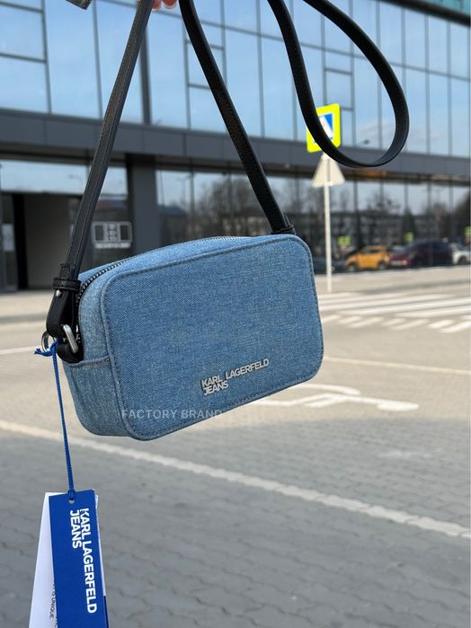 Сумка сумочка кросбоді джинсова Karl Lagerfeld Jeans оригінал