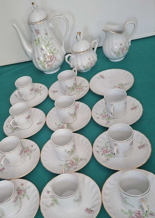 Serviço antigo de Café QIN - Portugal
