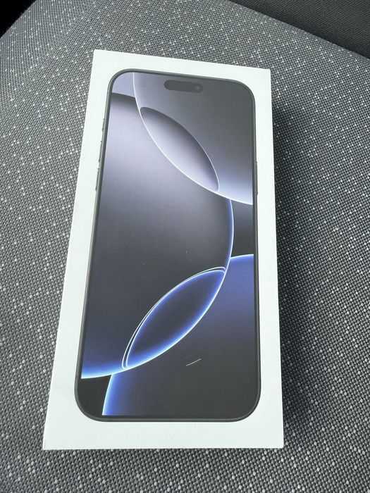 Pudełko iPhone 16 pro Max Black Titanium