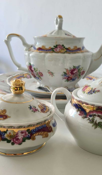 Serviço Porcelana de Limoges - Flores