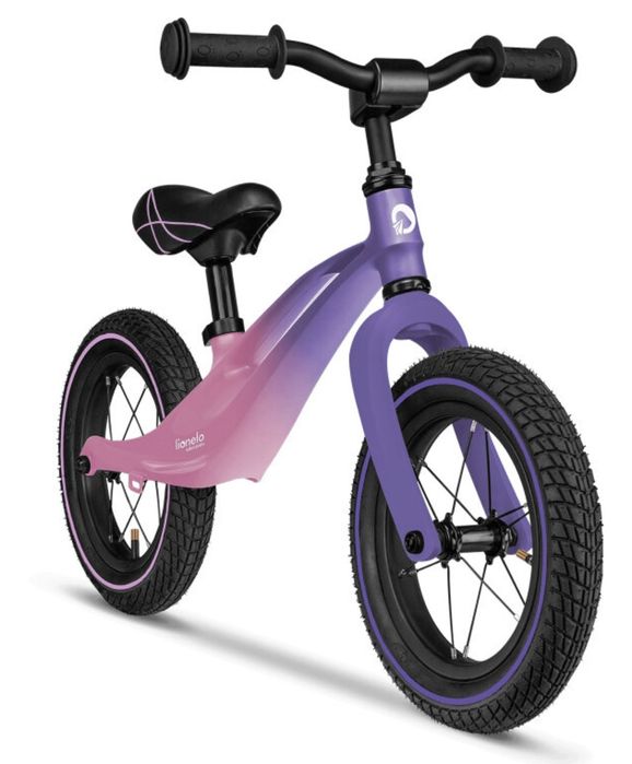 Rowerek biegowy 2-6 lat Lionelo Bart Air Violet Rama Stop Magnezowy