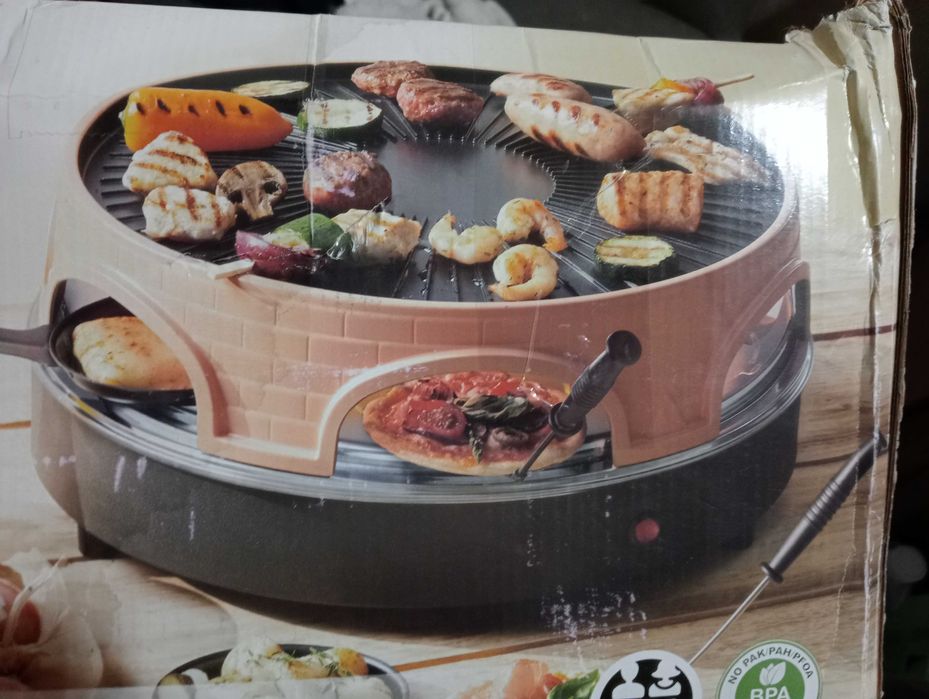 Emerio PO-113255.4 piec do pizzy, grillowania