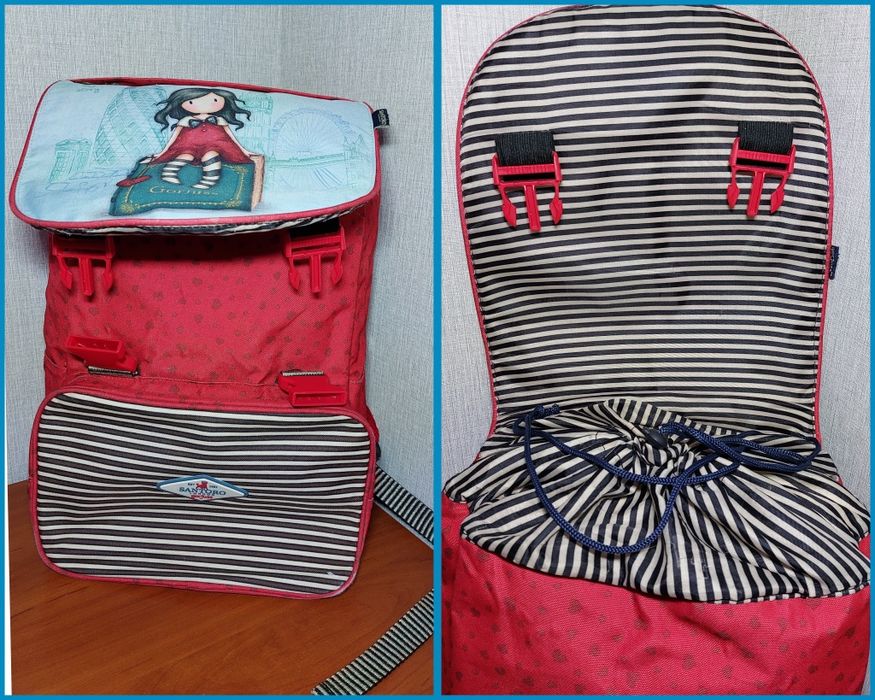 Ортопедический брендовый рюкзак, ранец Santoro Gorjuss. На 1-4 класс.