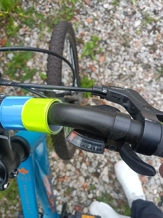 Rower MTB Kross Hexagon Jr 1.0 rama 12 cali koło 24 " niebieski