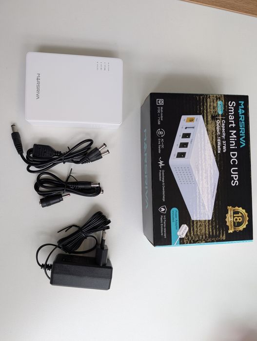 ДБЖ Marsriva KP3 Smart Mini DC UPS 37Wh 18W