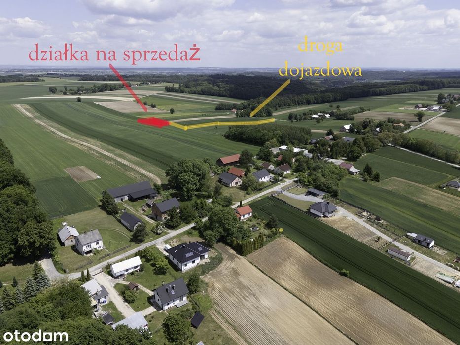 Sprzedam działkę rolno - budowlaną z Pozwoleniem na budowę - More