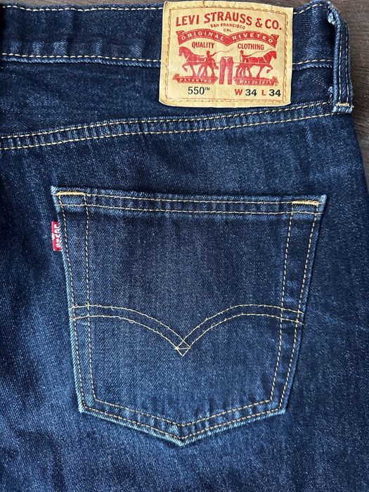 Джинсы мужские levi’s 550 W34L34