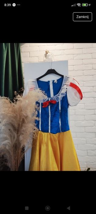 Strój sukienka śnieżki r 38/40 Disney księżniczka