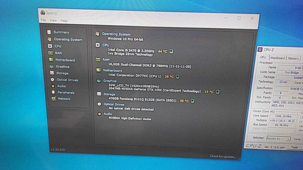PC / Computador fixo - Intel i5-3470 + Nvidia GTX 1050 - GAMING