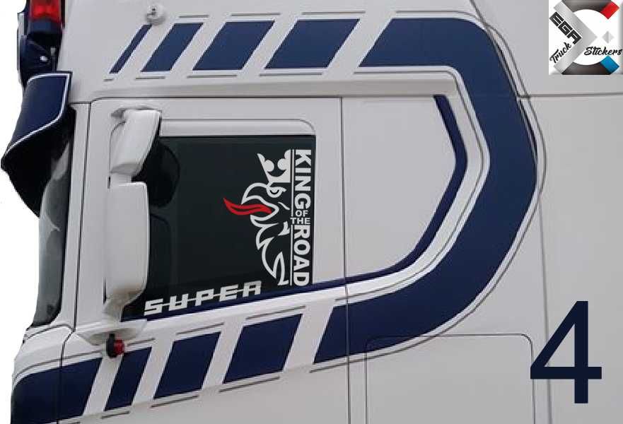 Autocolante para Vidro SCANIA Griffin + SUPER
