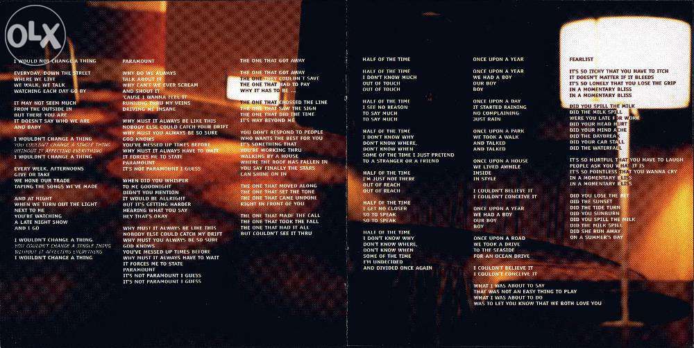 Savoy 2001 "Reasons To Stay Indoor" CD