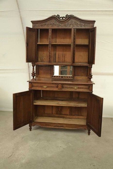 kredens dębowy secesja