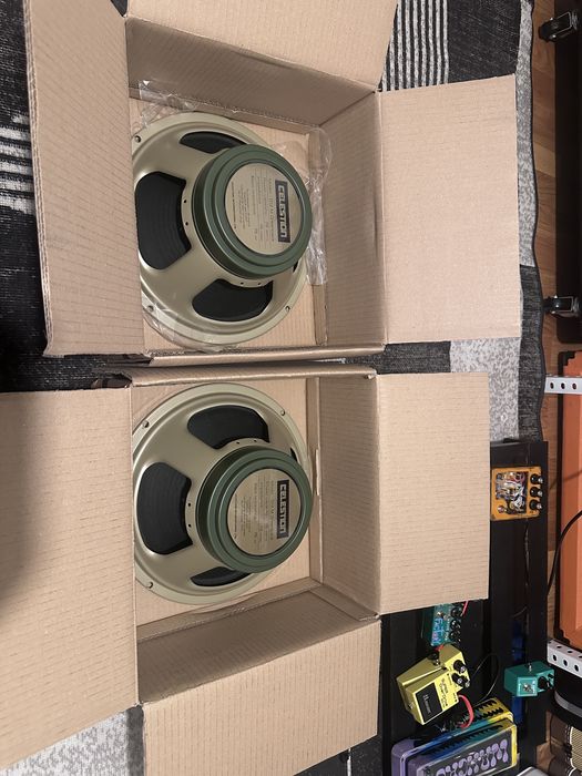 Par de 2 Celestion G12M 25 greenbacks made in UK
