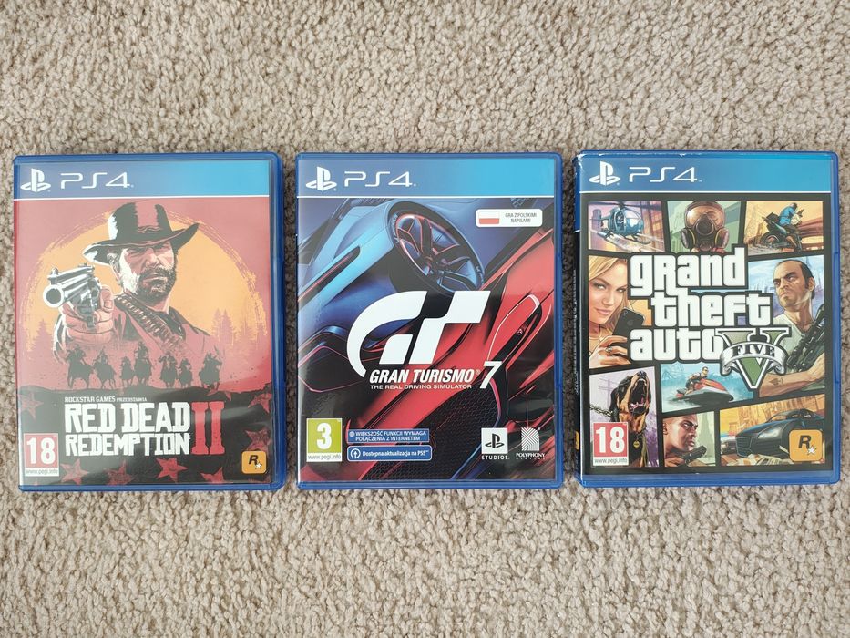 Konsola PS4 Slim srebrna, dysk SSD 1tb, 2 pady, 3 gry + ładowarka Energizer