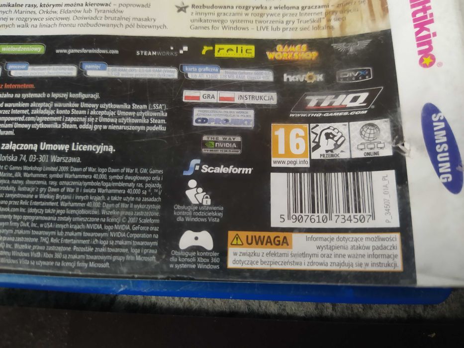 Warhammer 40,000 Dawn of War II PC CD