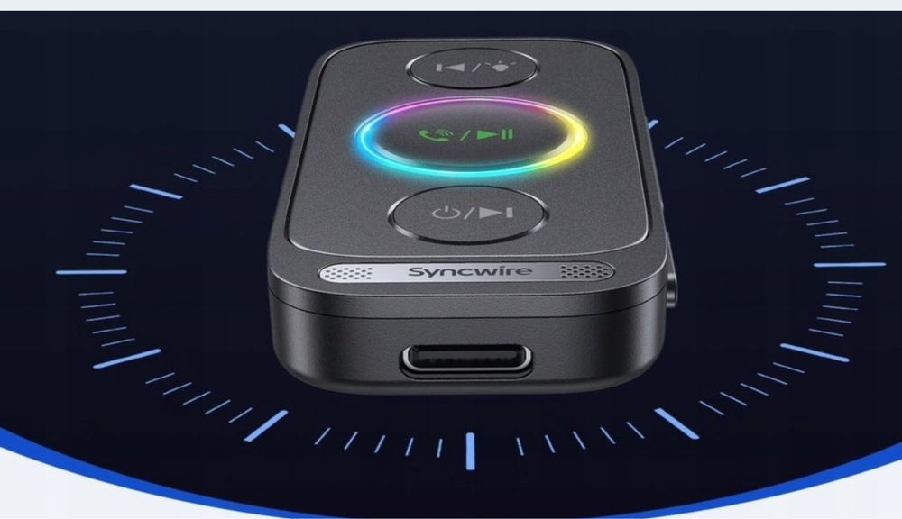 Syncwire Bluetooth 5.4 Aux Adapter dla samochodu