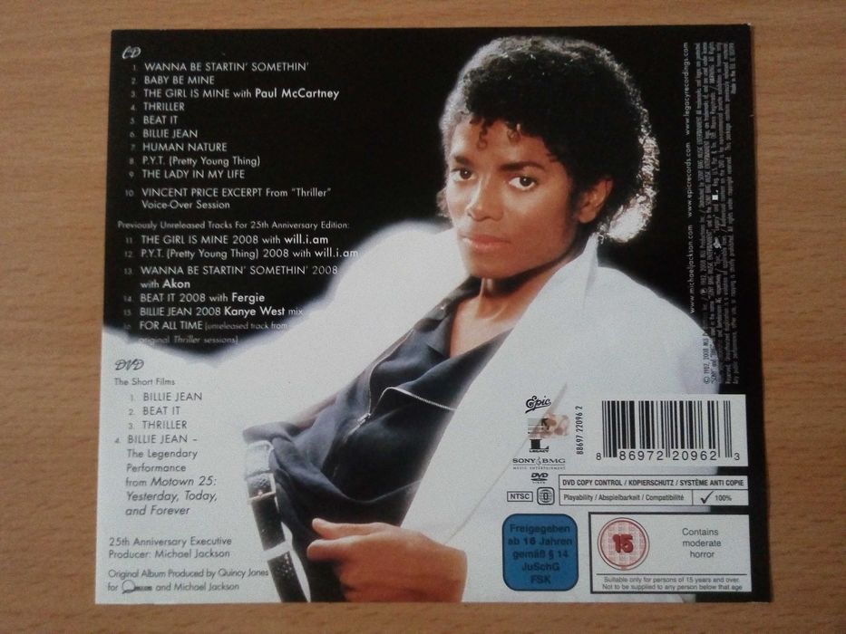 (   Reservado   )MICHAEL JACKSON - Thriller 25 Sp. Ed. Digibook CD+DVD