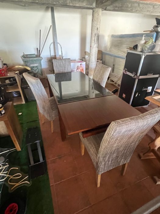 Mesa sala de jantar 4 cadeiras