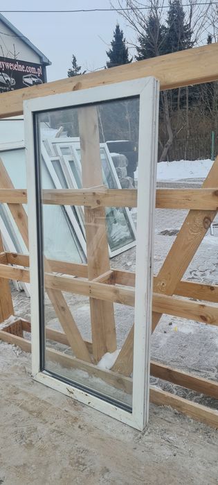OKNA KacprzaK Witryna 73x150 FIX Używany Biały PCV Lider OLX