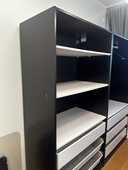Szafa IKEA PAX 200x205x58 bez drzwi pojemna