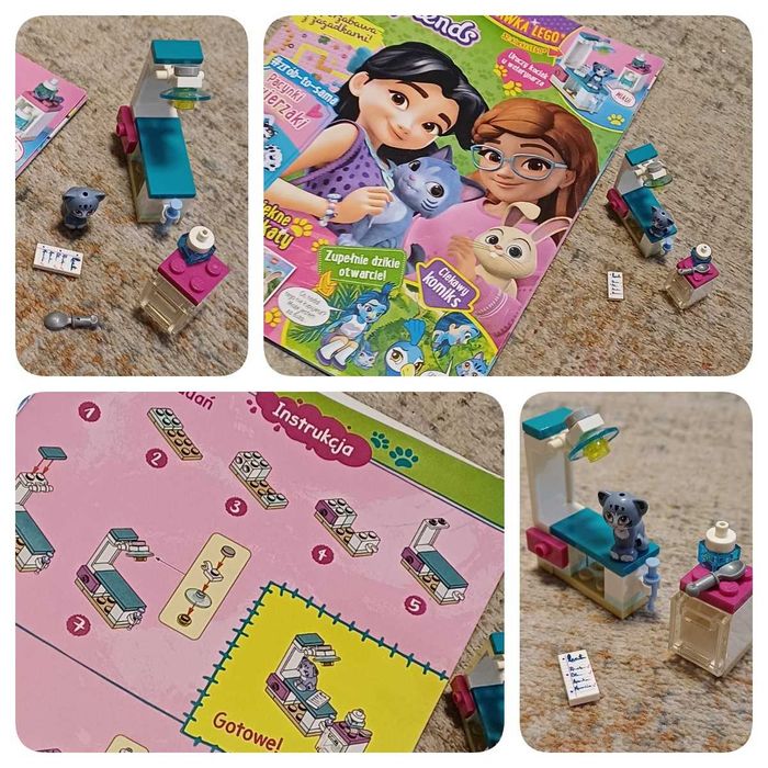 Zestawy LEGO Friends, Princess - 41360, 41141 plus słodki kociak