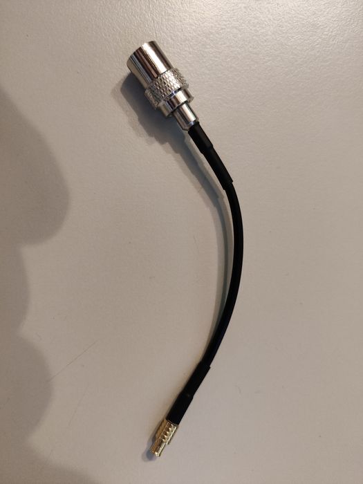 Kabel złącze F na MCX 10 cm