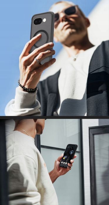 Spigen Ultra Hybrid Mag do Google Pixel 10a + Szkło hartowane z aplikatorem Spigen Glas.tR EZ Fit Pro