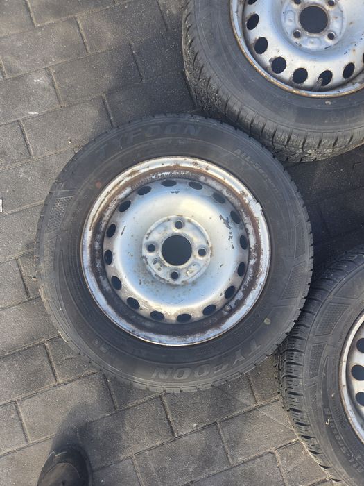 4x Felga 13 kola  Opony Vw Polo 4x100 zima