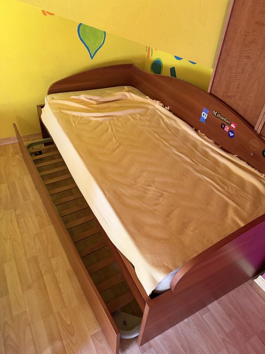 Cama solteiro madeira