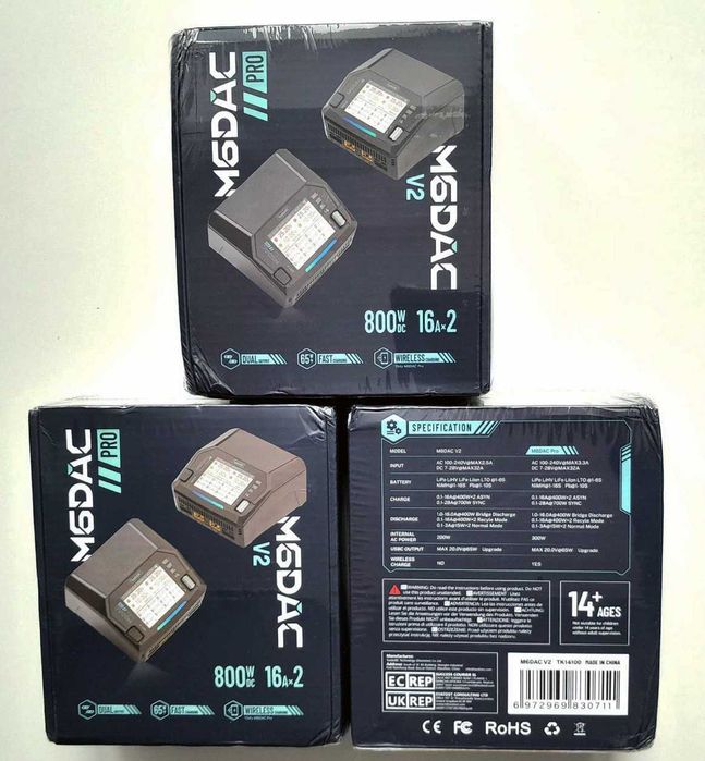 НОВИЙЗарядний пристрій для АКБ AKB для дронів Toolkit M6DAC PRO Тулкіт