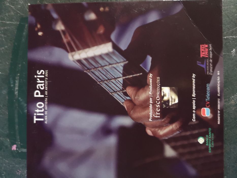 Vendo exemplar DVD de Tito Paris Alma de Artista.