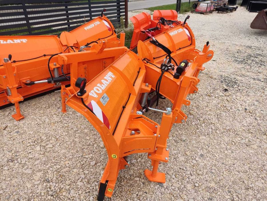 Pług śnieżny Volant hydrauliczny składany euro tuz 2,6-3,2m transport