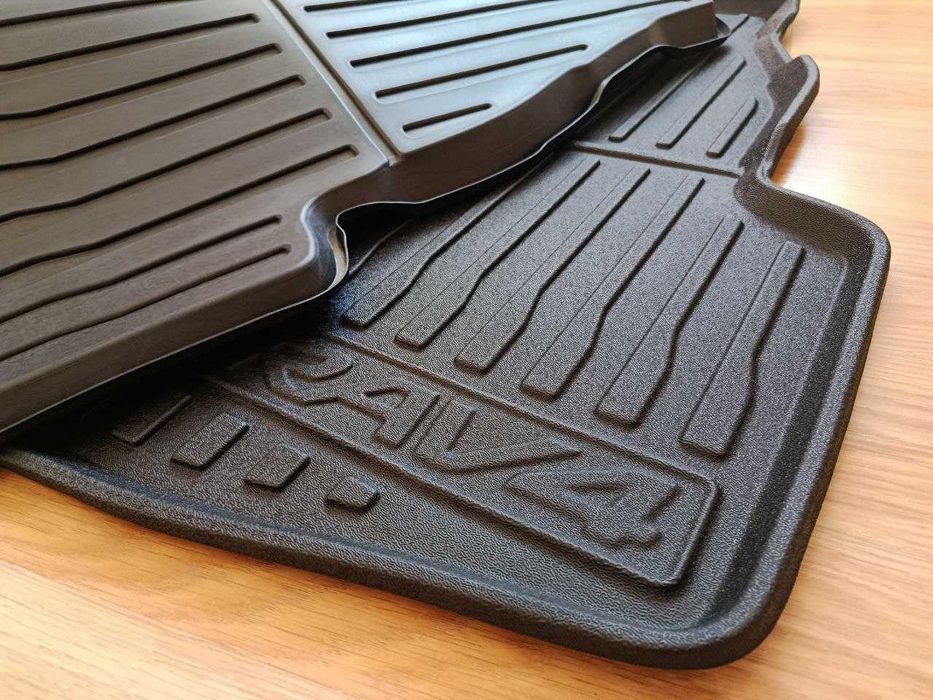 Оригинальный 3D коврик Toyota RAV4 РАВ4 с 2019+ полік в багажник rav-4