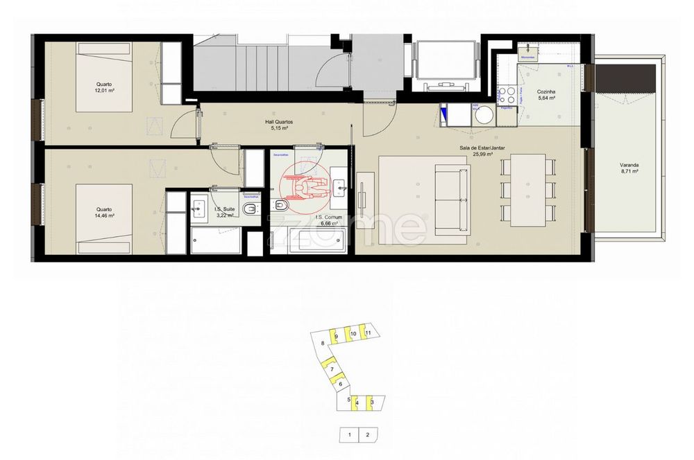 Edifício Serralves | Apartamento T2 | Premium na Foz do Porto