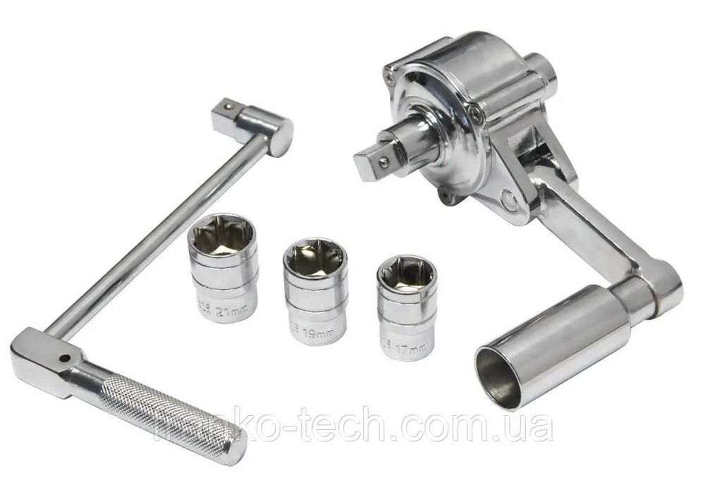 Ключ балонний роторний для легкових автомобілів  з головками  FT8010