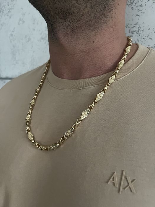 złoty łańcuszek versace super model złoto 14k 585