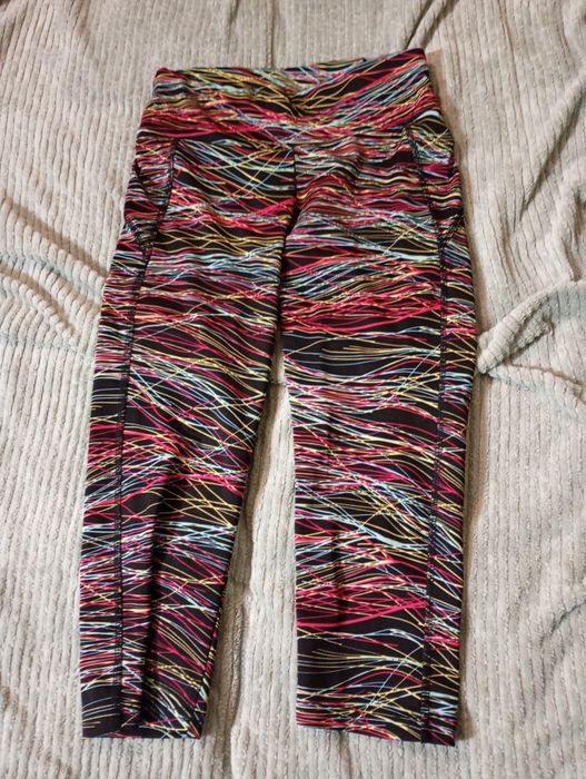 Kolorowe legginsy 3/4
