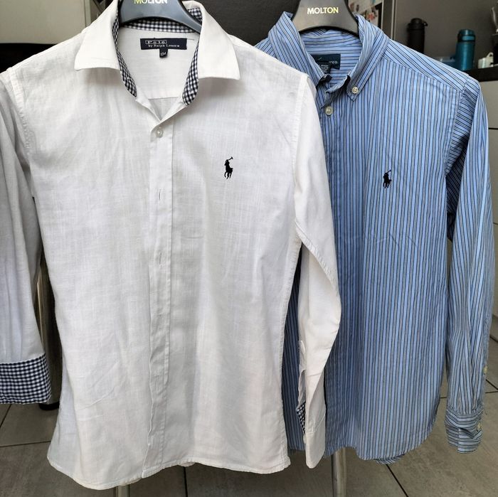 Dwie koszule Ralph Lauren 134/140 chłopięce