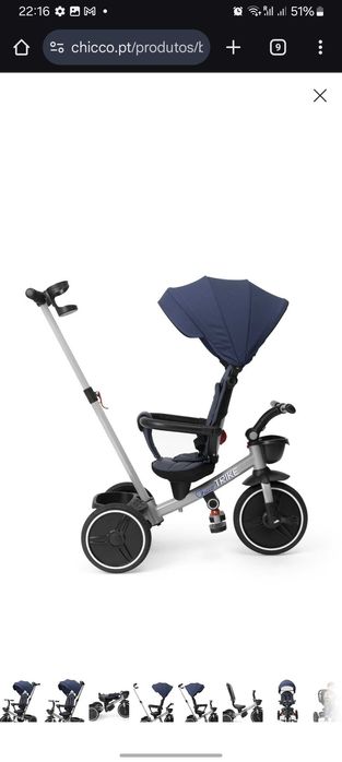 Carinho CHICCO evolutive trike