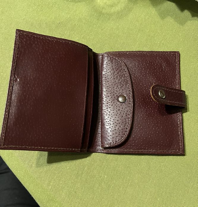 Винтажное портмоне из натуральной кожи