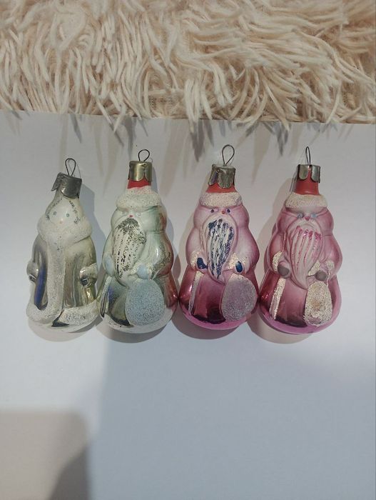 Игрушки ёлочные СССР.Дед мороз и Снегурочка