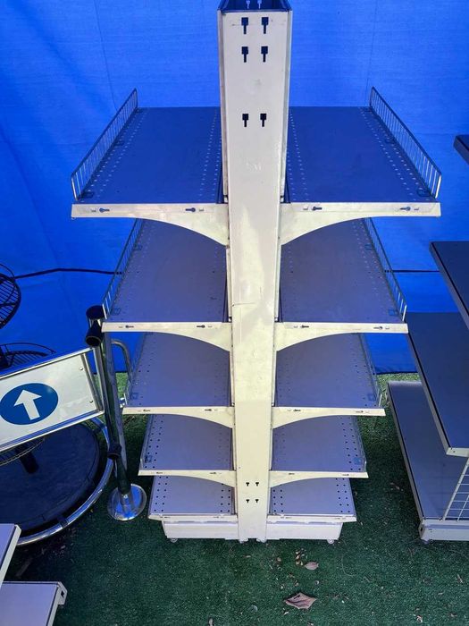 Regałe Sklepowe Używane, regały wyspowe, dwustronne "Modern".