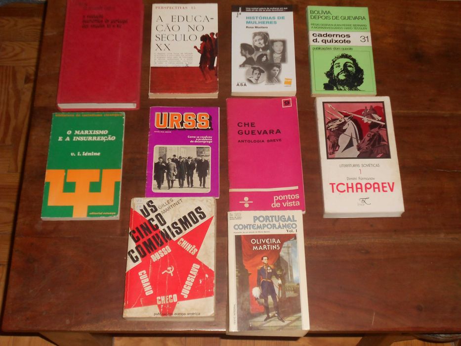 Diversos livros historicos, politicos, educativos