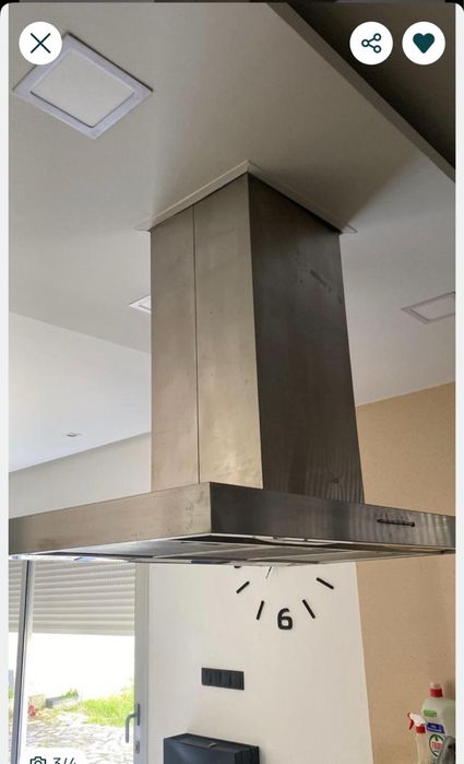 Armario cozinha com ilha