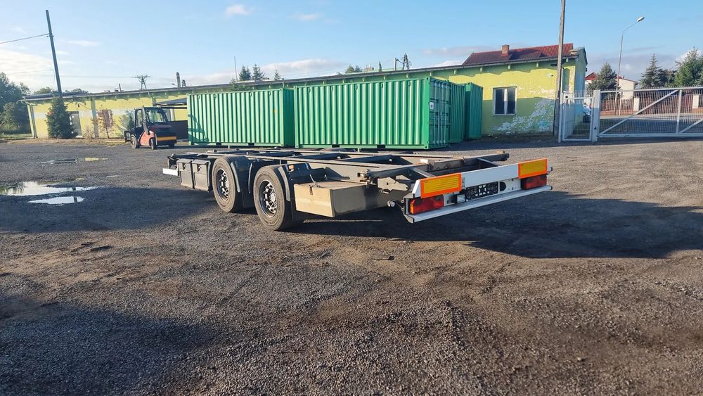 H&W 15.500zł netto TANDEM BDF 7.45-7.80m JUMBO DOLNY ZACZEP HAMULCE TARCZOWE osie SAF MOŻLIWOŚĆ TRANSPORTU
