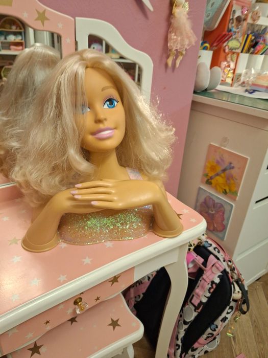 Głowa Barbie do czesania stylizacji