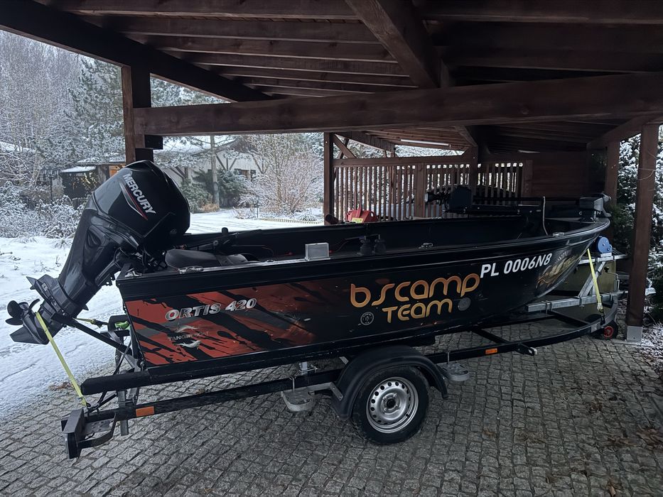 Łódź aluminiową Tangiri Ortiz 420 na fv . Full wypas!!!