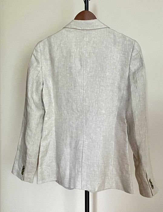 Garnitur damski Massimo Dutti lniany-marynarka i spodnie,nowy.