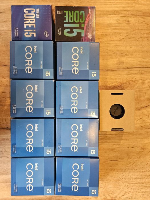 11x Intel chłodzenie procesora